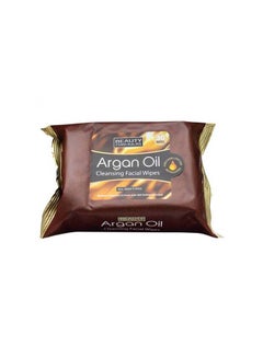 Buy Argan Oil Cleansing Facial Wipes 30'S : 12294 100grams in UAE