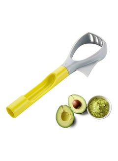 Buy 5-In-1 Multifunctional Avocado tool Yellow/Grey 21x5.5cm in UAE