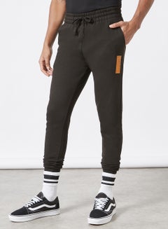 Buy Logo Tag Joggers Black in UAE