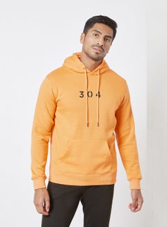 اشتري Core Logo Print Hoodie Mango في الامارات