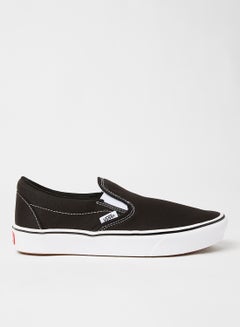 black slip on vans junior