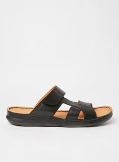 Red Tape Textured Velcro Strap Sandals 
