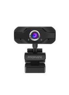 Buy Widescreen Full-HD Webcam With Noise-Reduction Mic Black in UAE