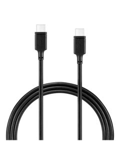 Buy Type-C to Type-C cable 100 Watt Black in Egypt