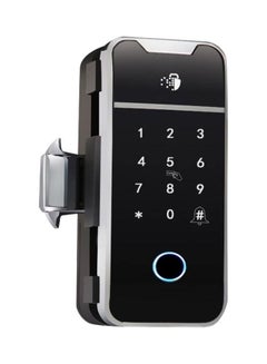 Buy Smart Glass Door Lock Black in Saudi Arabia