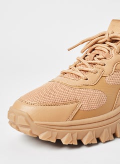 tan chunky sneakers