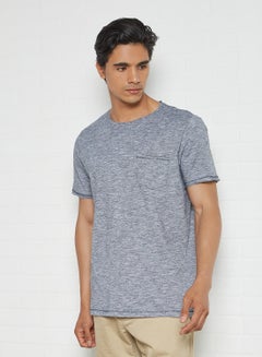 Buy Patch Pocket T-Shirt Grey in Saudi Arabia