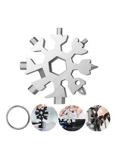 Buy 19-In-1 Stainless Steel Snowflake Multi-Tool in Saudi Arabia