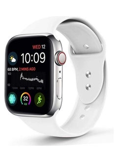 Buy Replacement Band For Apple Watch 38mm/40mm White in UAE