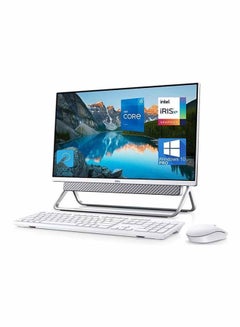 Buy Inspiron 5400 All-In-One Desktop With 23.8-Inch FHD Display, Intel Core i5-1135G7 Processer/12GB RAM/256GB SSD+1TB HDD/Intel Iris Graphics With Wireless Mouse And Keyboard/International Version English Silver in UAE