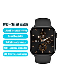 Generic W13+ Smartwatch Black UAE 