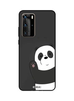 Buy Protective Case Cover For Huawei P40 Pro Grey/White in UAE