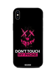 Buy Protective Case Cover For Apple iPhone XS Max Black/Pink in UAE