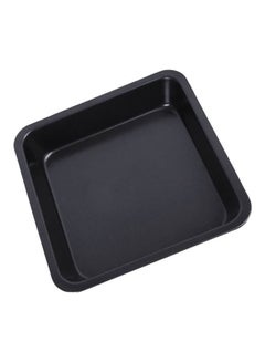 Buy Square Bakeware Mould Black 22.5x5x22.5cm in UAE