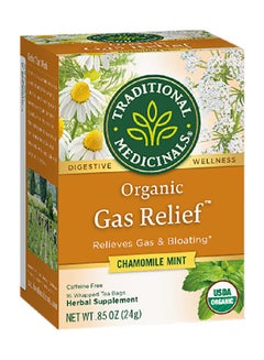 اشتري شاي أعشاب عضوي خالي من الكافيين لتخفيف الغازات - 16 كيس في السعودية