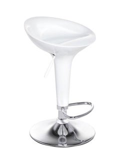 Buy Adjustable Bar Chair White 66x39x38cm in Saudi Arabia