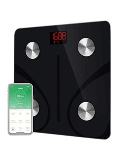 اشتري Bluetooth Body Fat Digital Bathroom Weight Scale With Smartphone App في الامارات