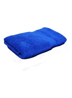 Buy Organic Bathing Towel Blue 180 x 90cm in Saudi Arabia