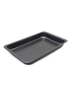 Buy Rectangular Roaster Pan Black 37.5 x 5 x 25.5cm in Saudi Arabia