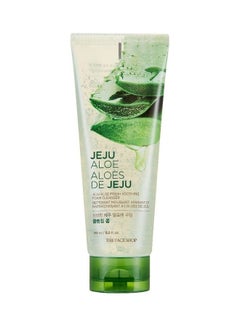 Buy Jeju Aloe Fresh Soothing Foam Cleanser Green 150ml in UAE