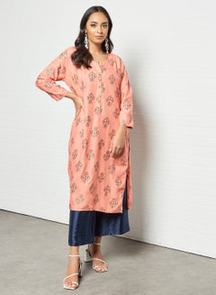 اشتري Printed Trendy Kurta خوخي في الامارات