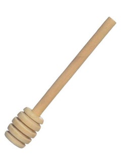 Buy Set Of 2 Pcs. Of Wood Honey Dipper-Honey Spoon Wooden Brown 15cm in UAE