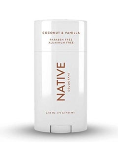 Buy Coconut and Vanilla Natural Deodorant White 75grams in UAE