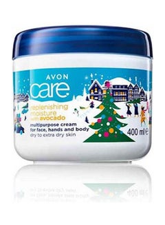 Buy Care Christmas Edition Replenishing Moisture Multipurpose Cream With Coconut For Face, Hands, And Body Multicolour 400ml in Egypt