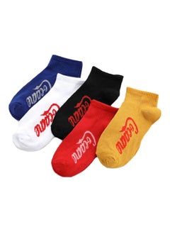 Buy Pack Of 5 Ankle Socks Multicolour in UAE