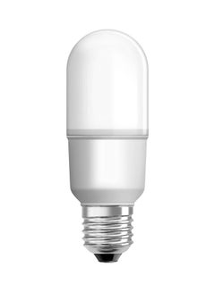 Buy E27  Dimmable Bulb Value Stick Cool  Lamp 12W 6500K White/Silver in UAE