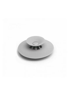 Buy Rubber Silicone Round Sink Filter Grey in Egypt