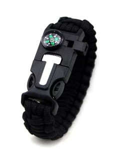 Buy Camping Compass Tactical Survival Survival Paracord Bracelet Bottle Opener Flint Buckle Whistle in Saudi Arabia