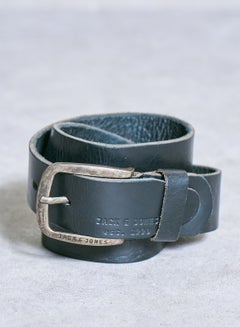 Buy Paul Allocated Solid Belt Black in UAE