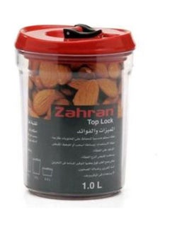 Buy Food Conservation Top Lock 1.0 Litre Red in Egypt