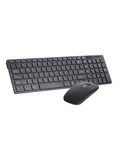 Buy Wireless Keyboard And Mouse Combo Black in UAE