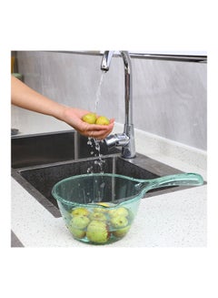 Buy Water Spoon with Long Handle Transparent Green in UAE