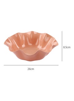 Buy Ruffled Design Kitchen Bowl Pink in UAE