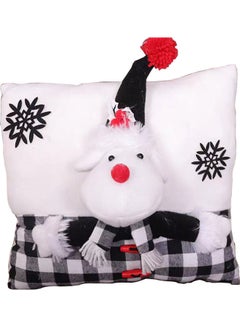 Buy Decorative Cartoon Christmas Pillow Multicolour in UAE