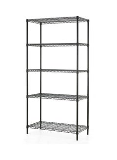 اشتري 5-Tier Storage Rack Black في السعودية