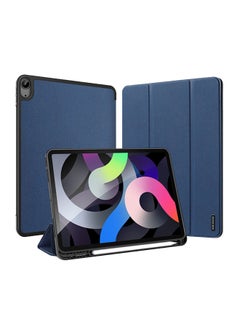 Buy Domo Series Case For Apple iPad Air 4 10.9 With Pencil Holder & Auto Sleep Wake Blue in UAE