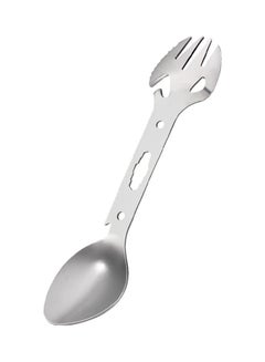 Buy Stainless Steel Multi Functional Spoon Silver in Saudi Arabia