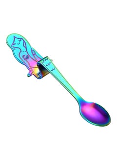 Buy Stainless Steel Cute Mermaid Spoon Multicolour in UAE