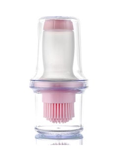 Buy Oil Brush Bottle Pink/White in Saudi Arabia