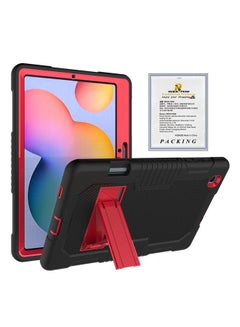 Buy Protective Cover Case for Samsung Galaxy Tab S6 Lite 10.4 Inch 2020 Black/Red in UAE