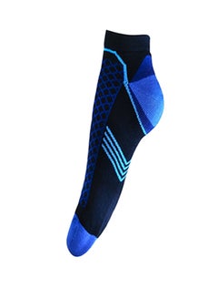 Buy Pair Of Quilted Ankle Socks Blue in Saudi Arabia