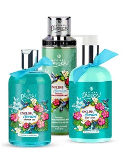 Buy English Garden Body Lotion And Shower Gel With Fragrance Mist Clear in UAE