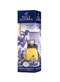 Buy Lavander And Iris Fragrance Diffuser With Sticks Ocean Blue 200ml in UAE