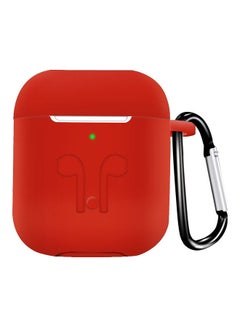 Buy Protective Case For Apple AirPods Red in Saudi Arabia