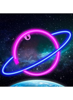 اشتري Planet Shaped Neon Light Pink/Blue في السعودية