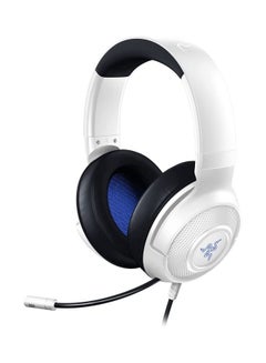 Buy Razer Kraken X Ultralight Gaming Headset: 7.1 Surround Sound - Lightweight Aluminum Frame - Bendable Cardioid Microphone - for PC, PS4, PS5, Switch, Xbox One, Xbox Series X & S, Mobile - White in Egypt